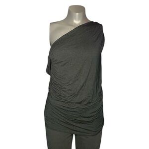 Fashion Nova Black Asymmetrical Top